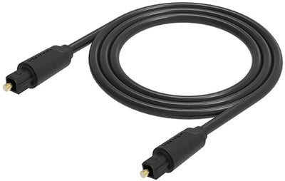 Buy Digital Optical Fiber HiFi DTS Stereo Audio Extension Cable For DVD And Home Theatre Black in UAE