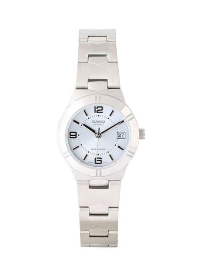 Buy Women's Enticer Water Resistant Analog Watch LTP-1241D-2ADF - 33 mm - Silver in UAE