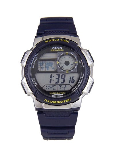 Buy Men's Youth Timepiece Water Resistant Digital Watch AE-1000W-2AV - 48 mm - Blue in Saudi Arabia