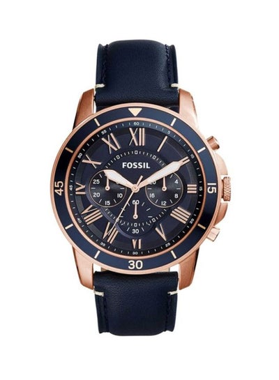 Buy men Grant Water Resistant Chronograph Watch FS5237 - 44 mm - Blue in UAE