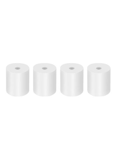 Buy 4-Piece Silicone Leveling Column For Anet A8/Wanhao D9/Anycubic Mega Ender 5 Plus White in Saudi Arabia