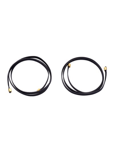 Buy 2-Piece Timing Belt Set 78.6cm Black/Gold in Saudi Arabia