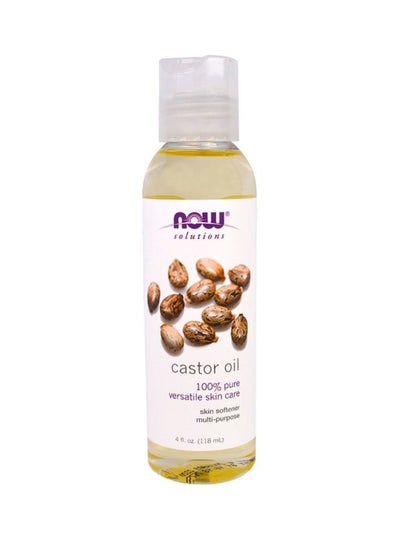 Buy UV Protected Pure Castor Skin Softener Oil Clear 118ml in Saudi Arabia