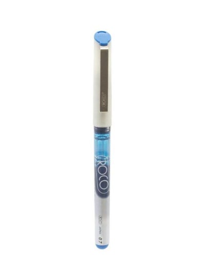 Buy Cone Ballpoint Liquid Ink Pen Sky Blue/White in Saudi Arabia