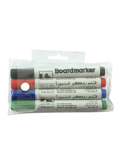 اشتري مجموعة أقلام ماركر من 4 قطع متعدد الألوان في السعودية