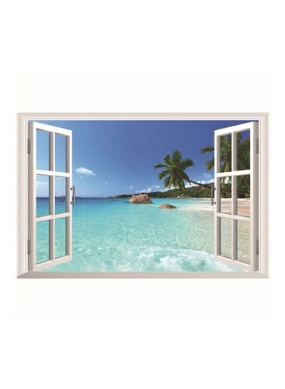 Buy 3D Wall Sticker Blue/Green/White 60x90centimeter in Saudi Arabia