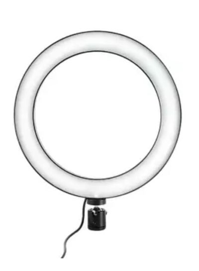 Buy Professional Ring Fill Light With Remote Control 30CM Selfie Ring Light LED Black in UAE