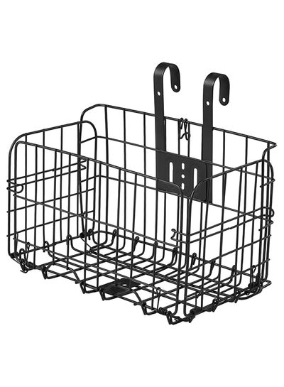 Buy Detachable Steel Wire Bike Handlebar Front Basket in Saudi Arabia