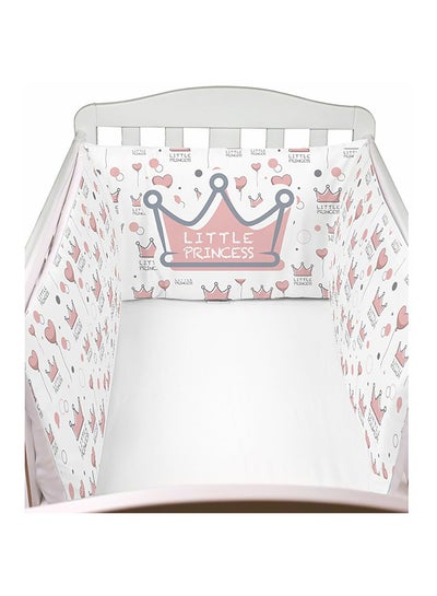 Buy Little Princess Bed Bumpers White Pink in Egypt