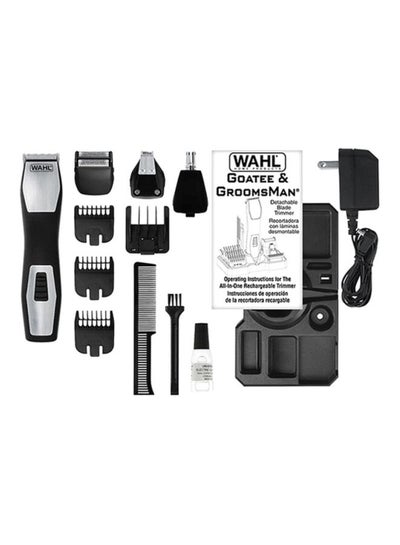 Buy Groomsman Pro All In One Trimmer Black/Silver 474grams in Saudi Arabia