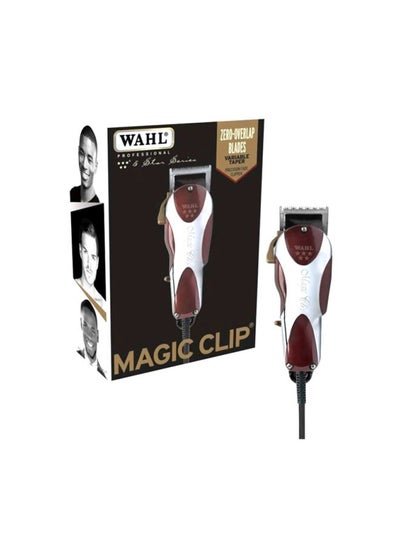 Buy 5-Star Magic Clip Trimmer Kit Red/White/Silver 20.3x7x7.6cm in UAE