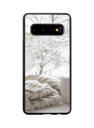 Buy Protective Case Cover For Samsung Galaxy S10 White/Grey in Saudi Arabia