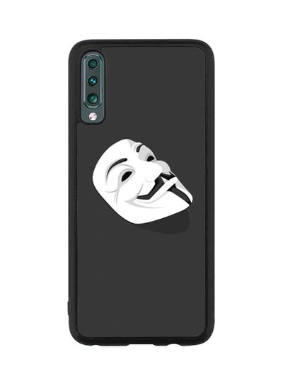 Buy Protective Case Cover For Samsung Galaxy A50 Black/White in Saudi Arabia