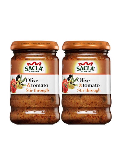 Buy Italian Olive And Tomato Sauce 190grams Pack of 2 in UAE