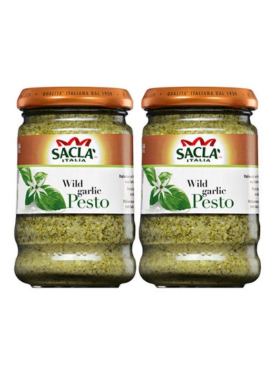 Buy Italian Wild Garlic Pesto Sauce 190grams Pack of 2 in UAE