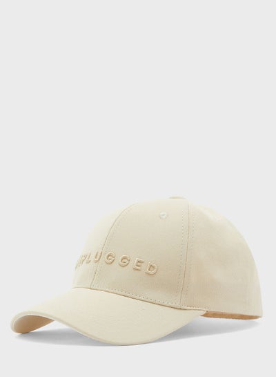 Buy Adjutable Back Closure Sports Cap White in UAE