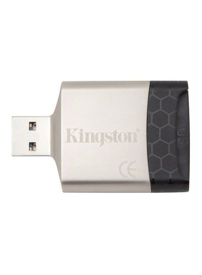 Buy USB Card Reader Adapter For TF/SD/SDHC/SDXC Silver in Saudi Arabia