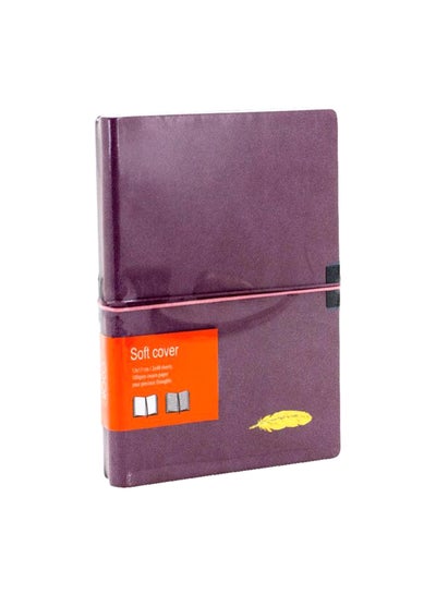 Buy Soft Cover Ruled Reversible Notebook Purple in Saudi Arabia