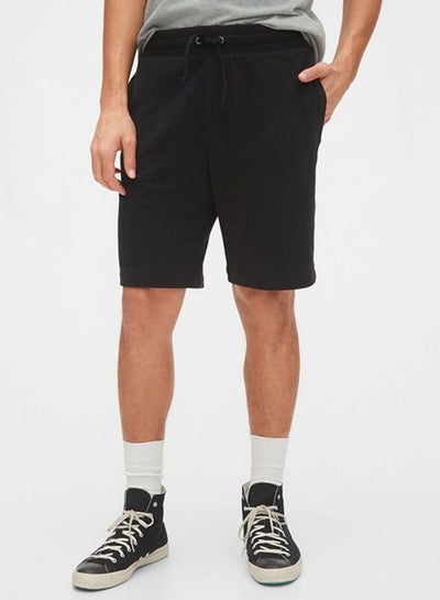 Buy French Terry Jogger Shorts True Black in Saudi Arabia