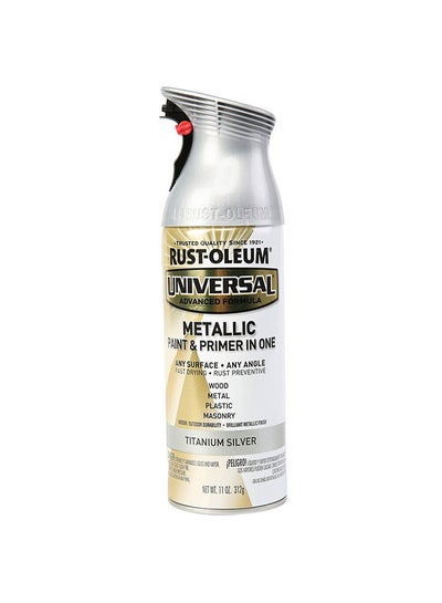 Buy Universal Spray Paint And Primer Silver 325.3ml in Saudi Arabia