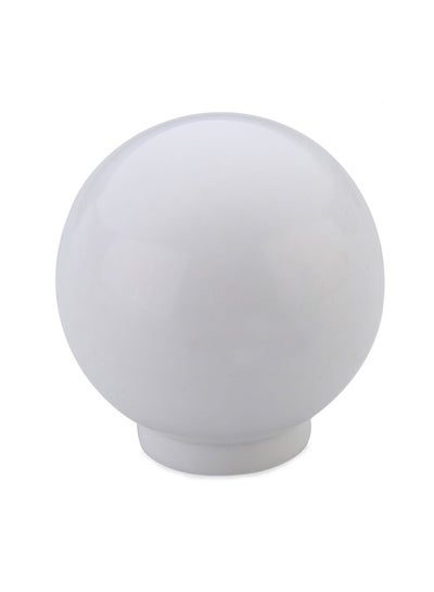 Buy Rattan Plastic Furniture Knob White in UAE