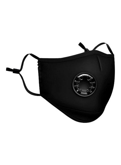 Buy (1-Piece) Anti-Dust Face Mask Black With Filters For Adults in Saudi Arabia