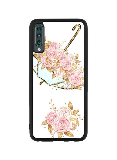 Buy Protective Case Cover For Samsung Galaxy A50 White/Pink/Blue in Saudi Arabia