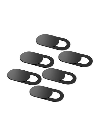 Buy 6-Piece Protective Webcam Cover Black in Egypt