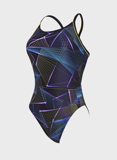 Constellation Piped Sprintback Swimsuit Multicolour price in UAE, Noon UAE