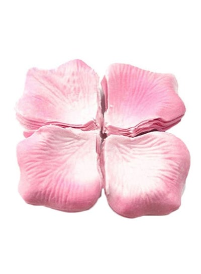 Buy 1000-Piece Artificial Rose Petal Set Pink 5x5.5centimeter in Saudi Arabia