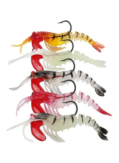 Buy 5-Piece Luminous Multi-Section Jumping Shrimp Bait Set in Saudi Arabia