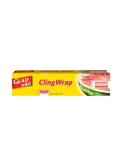 Buy Cling Wrap Clear Plastic Loop 1,000 sq ft in UAE