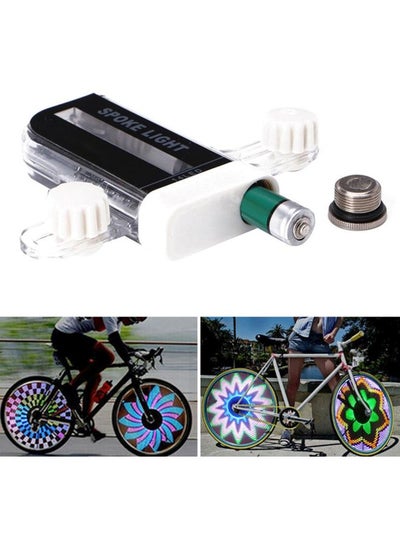 Buy 14 LED Bicycle Spoke Light 7x4x1.5cm in Saudi Arabia