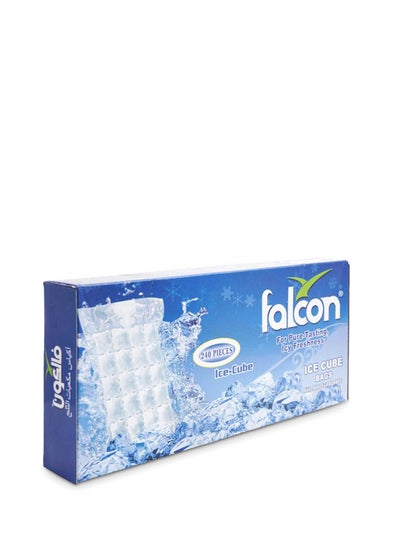 Buy 240-Piece Ice Cube Bags Clear in UAE