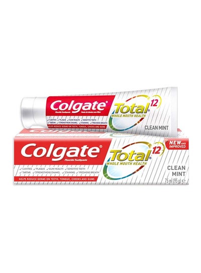 Buy Total 12 Clean Mint Toothpaste 75ml in UAE