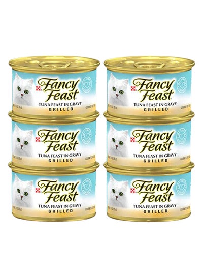 Buy Fancy Feast Grilled Tuna Wet Cat Food 6 x 85grams in Egypt