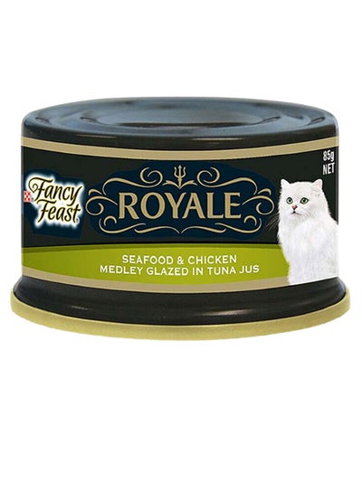 Buy Fancy Feast Royale Seafood And Chicken Cat Food 85g in UAE