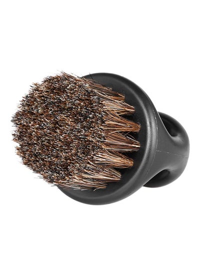 Buy Hair Sweep Beard Brush Black/Brown 6.5 x 6 x 6cm in UAE