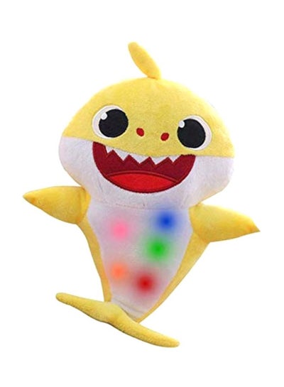 Sweet moment Shark Plush Toy Singing Shark Toys Song Baby Childrens Gift Yellow 