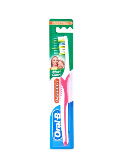 Buy 3-Effect Maxi Clean Toothbrush - 40 Medium Assorted in UAE