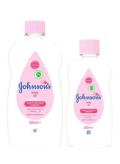 Buy Baby Oil For Delicate Skin - 500ml + 200ml Free in UAE