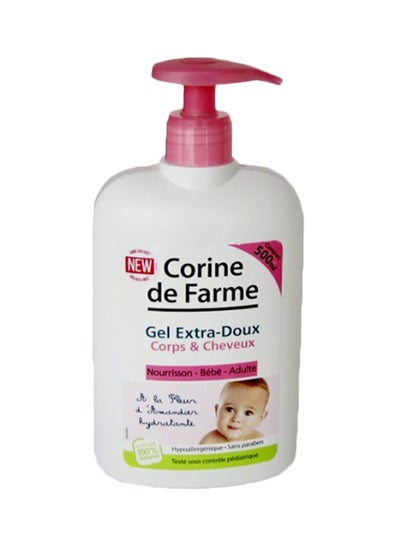 Buy Extra Gentle Baby Hair And Body Wash Gel 500 ml in UAE