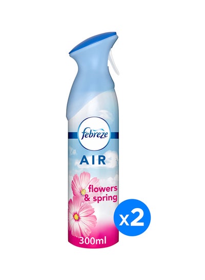 Buy Air Freshener 300ml Pack of 2 - Flowers & Spring in UAE