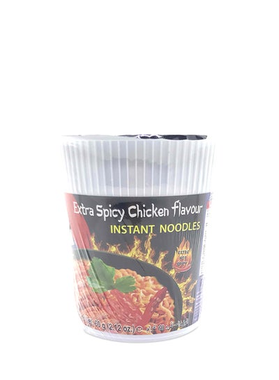 Buy Extra Spicy Chicken Flavour Instant Noodles 60grams in UAE