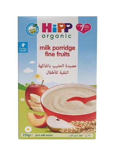 Buy Organic Milk Porridge Fine Fruits 250grams in UAE