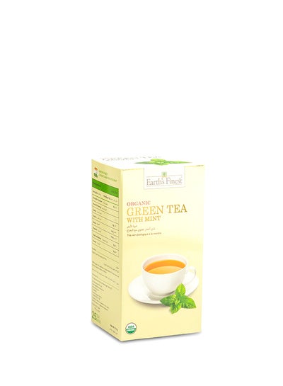 اشتري شاي أخضر عضوي بالنعناع 37.5غرام في الامارات