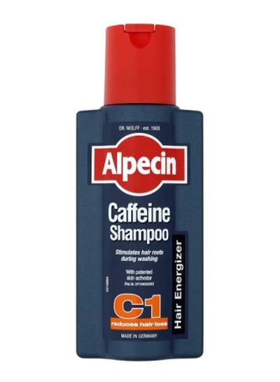 Buy C1 Against Hair Loss Caffeine Natural Shampoo Red/Grey 250ml in Saudi Arabia