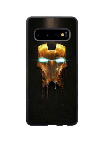 Buy Protective Case Cover For Samsung Galaxy S10+ Black/Yellow in Saudi Arabia