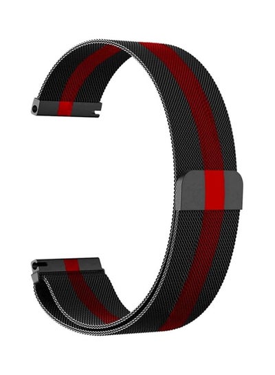 Buy Replacement Band For Honor MagicWatch 2 42mm Black/Red in UAE