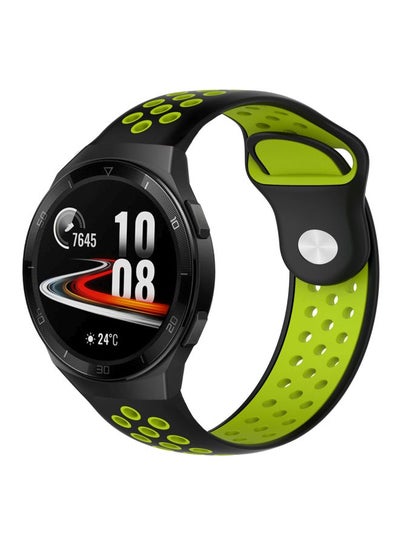 اشتري Replacement Band For Huawei Watch GT 2e 46mm Black/Green في السعودية